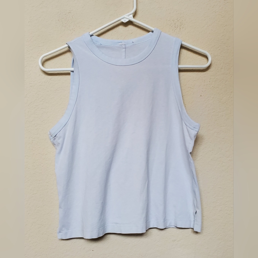 lululemon athletica Light Blue Muscle Tee